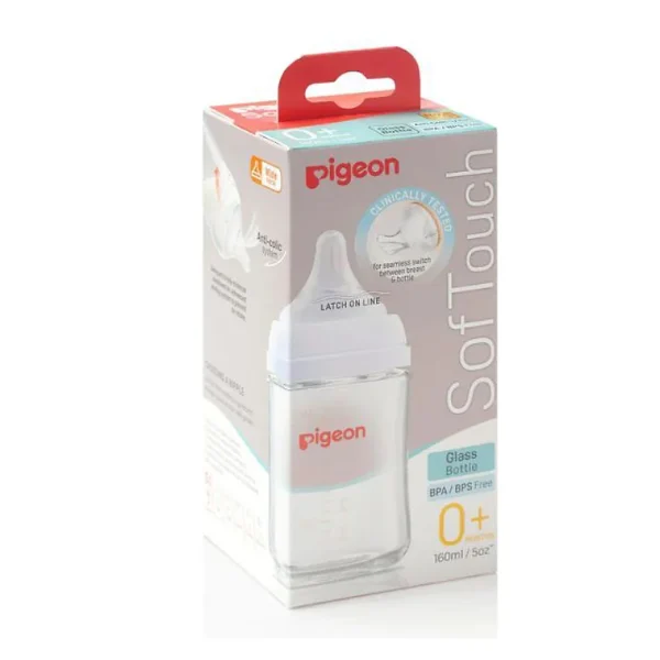 Bình Sữa Pigeon Thủy Tinh Plus WN3 160ml