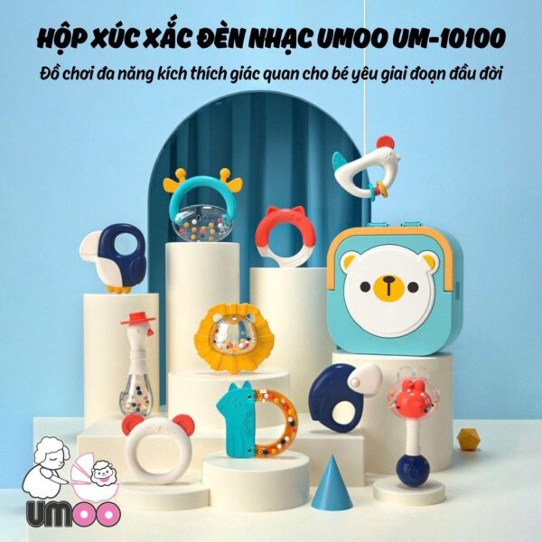 UMOO - HỘP XÚC XẮC ĐÈN NHẠC UM