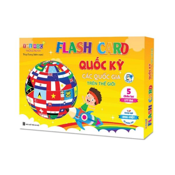 Hộp Thẻ Flash Card Quốc Kỳ Các Quốc Gia Trên Thế Giới