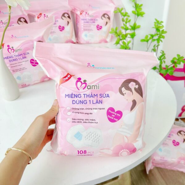 Bịch 108 miếng lót thấm sữa Mami