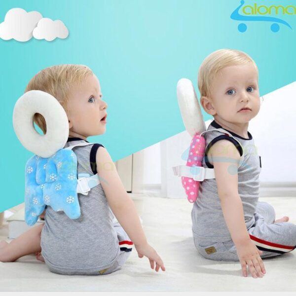 Đai đỡ cổ thiên thần bảo vể đầu và lưng cho bé tập ngồi