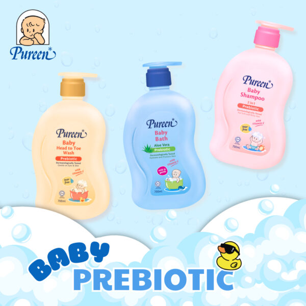 Dầu gọi PUREEN BABAY PREBIOTIC 2 TRONG 1