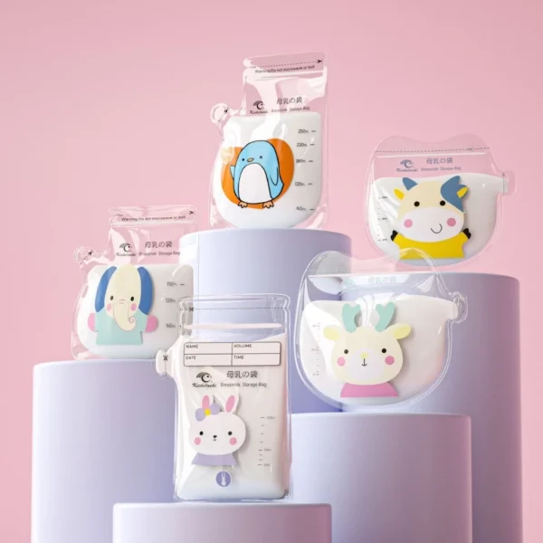 Túi Trữ Sữa Kichilachi 150ml Có Khóa Zip Chắc Chắn Chống Rò Rỉ