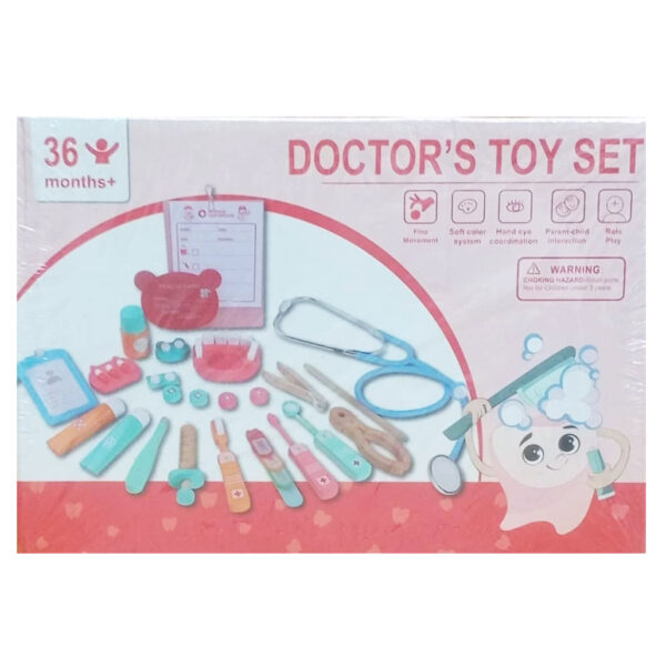 Bộ Đồ Chơi Bác Sĩ Nha Khoa Bằng Gỗ Cho Bé