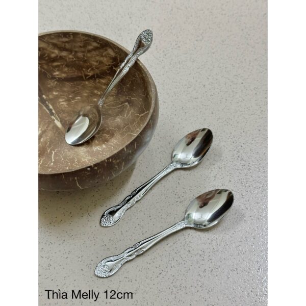 Thìa ăn inox Melly Echo Metal