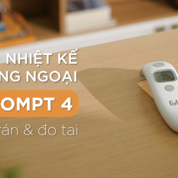 Nhiệt kế hồng ngoại đo trán và đo tai Prompt 4