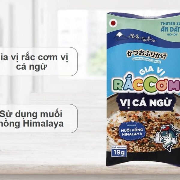 Gia vị rắc cơm Thuyền Xưa vị cá ngừ 19gr