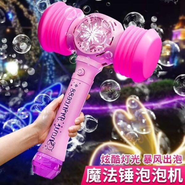 Máy Làm Bong Bóng Búa Tròn Cùng Kiểu Dáng Âm Thanh Ánh Sáng Bong Bóng Thần Tiên