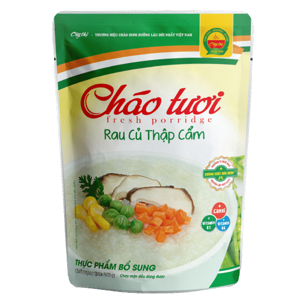 Cháo tươi rau củ thập cẩm