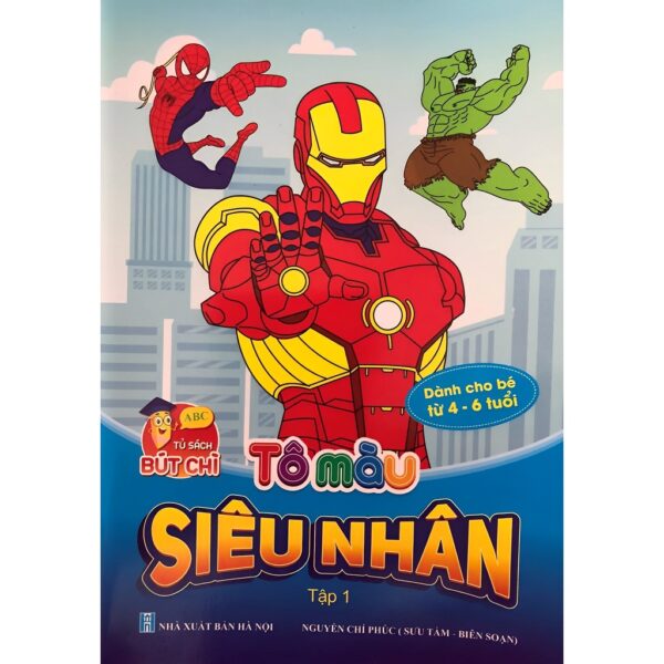 Sách - Tô màu siêu nhân