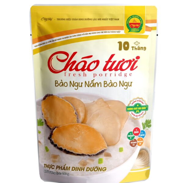 Cháo Tươi Bào Ngư Nấm Bào Ngư