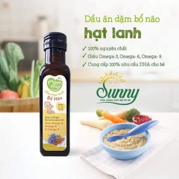 Dầu hạt lanh Măm My bổ não