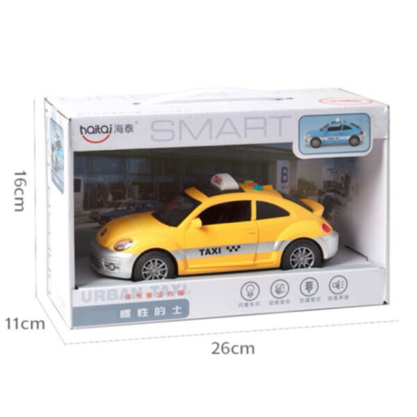 Mô hình đồ chơi xe TAXI có âm thanh đèn cho bé