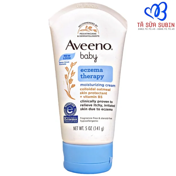 Kem trị chàm cho bé Aveeno Baby Eczema Therapy của Mỹ 141g