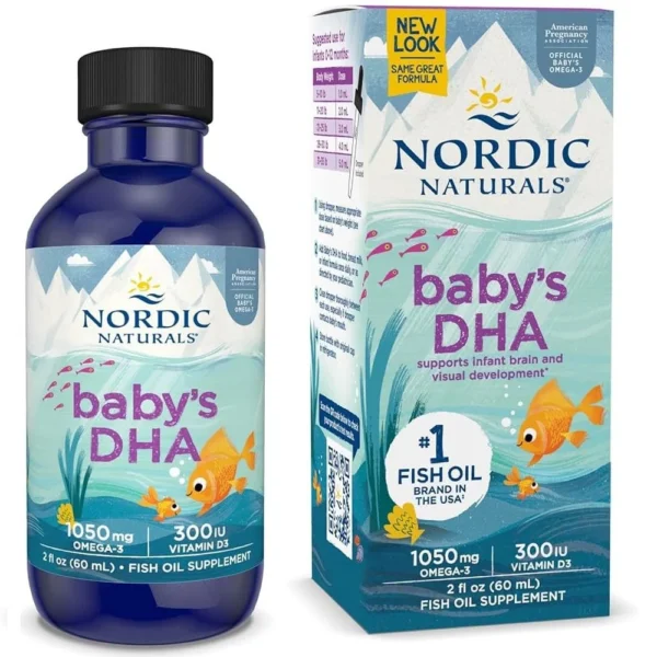 DHA Nordic Baby cho trẻ từ sơ sinh (60ml).