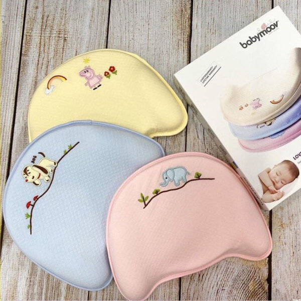 Gối cao su non Babymoov Cao cấp chống méo đầu, nghẹo cổ, còng lưng cho bé