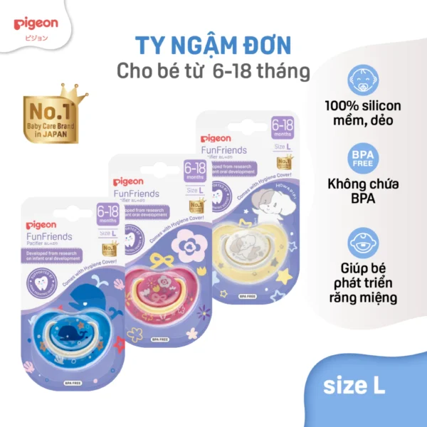 Ty ngậm đơn Funfriends Pigeon nhiều hoạ tiế