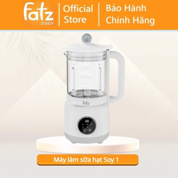Máy làm sữa hạt 7 chức năng siêu mịn, cối thuỷ tinh cao cấp Soy 1