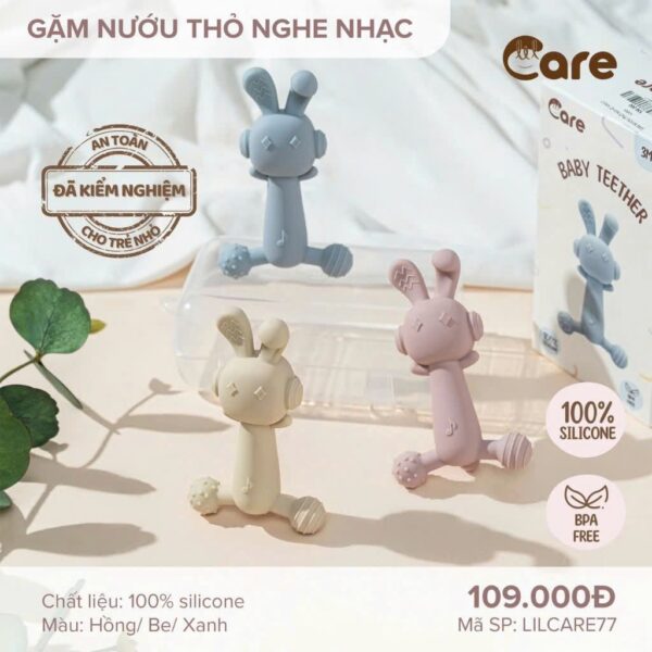 Gặm nướu LILcare làm giảm đau nướu, ngứa lợi giao đoạn mọc răng cho bé