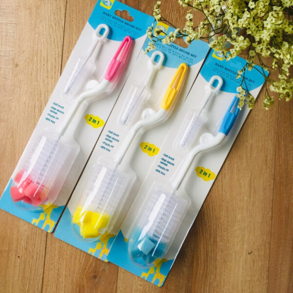 Cọ bình sữa 2 món GB-Baby (Đầu mút)