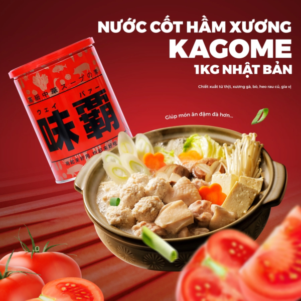 Nước Cốt Hầm Xương Hiroshi Nhật Bản - 1KG