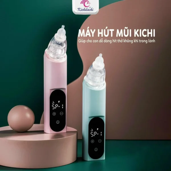 Máy hút mũi Kichilachi làm sạch mũi cho bé