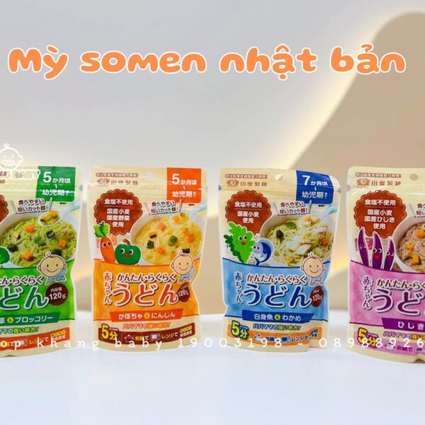 Mỳ somen rau củ Tanabiki Nhật 100g