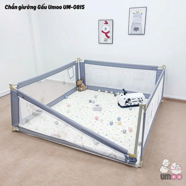 Thanh Chắn Giường Kiêm Quây Cũi Đa Năng Gấu Umoo UM-0815