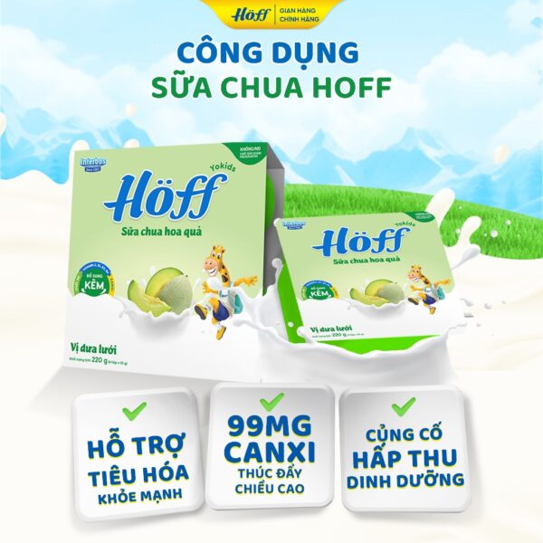 Sữa chua Hoff dưa lưới