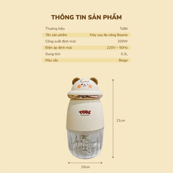 Máy Xay Beanie Gấu MS 9121
