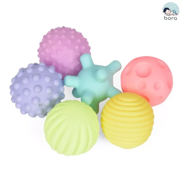 Bóng cho bé chơi, bóng xúc giác giúp phát triển xúc giác, thị giác, thính giác cho bé