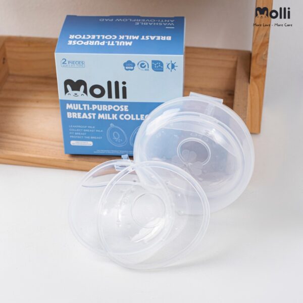 Phễu/ Cốc Hứng Sữa Silicon Molli ( 2c/hộp)