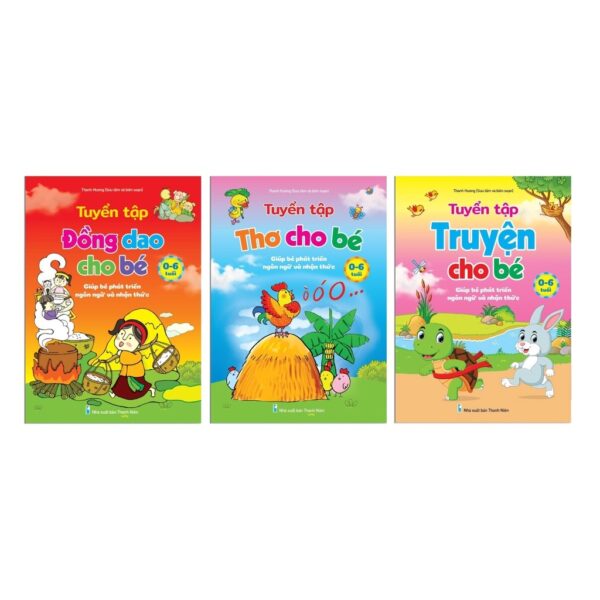 Sách Tuyển Tập Thơ Cho Bé Từ 0 - 6 Tuổi - Giúp Trẻ Em Phát Triển Ngôn Ngữ và Nhận Thức