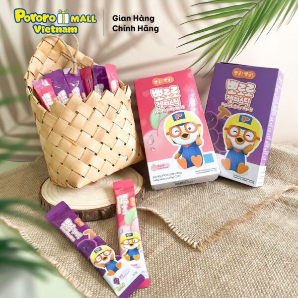 Thạch trái cây Pororo 240g (2y+)